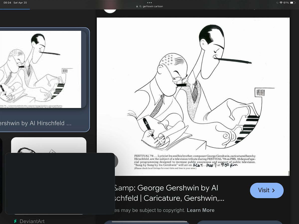 I\u2019ve Got Rhythm: MusicTalks tribute to the Gershwins @Central Park