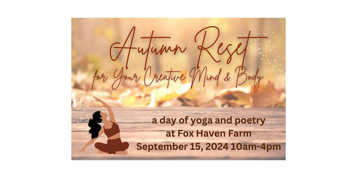 Autumn Reset for Your Creative Mind & Body