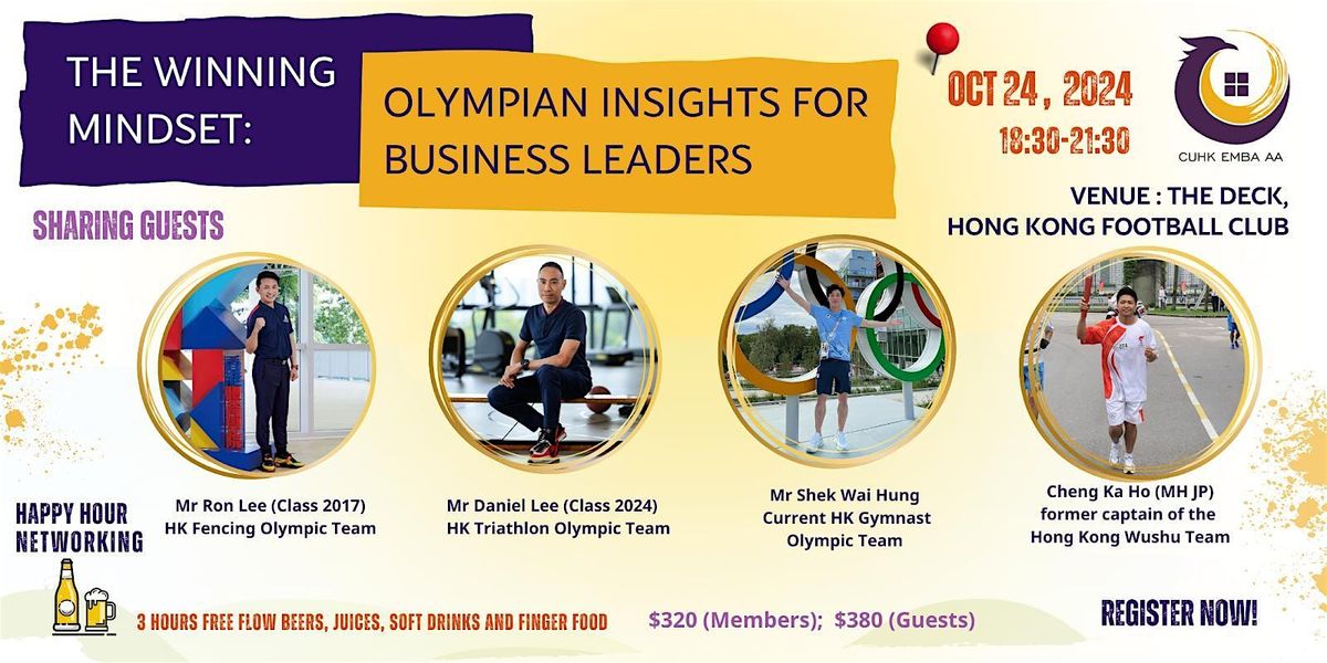 \u201cThe Winning Mindset: Olympian Insights for Business Leaders\u201d