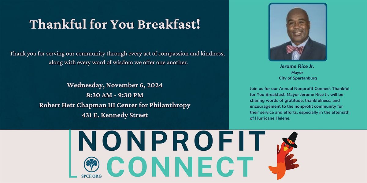 Nonprofit Connect: Thankful for You Breakfast