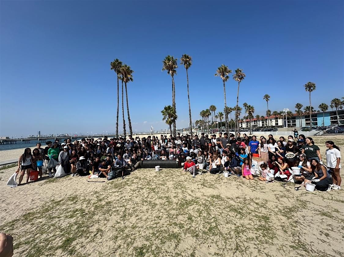 Earth Day Clean up at Belmont Pier