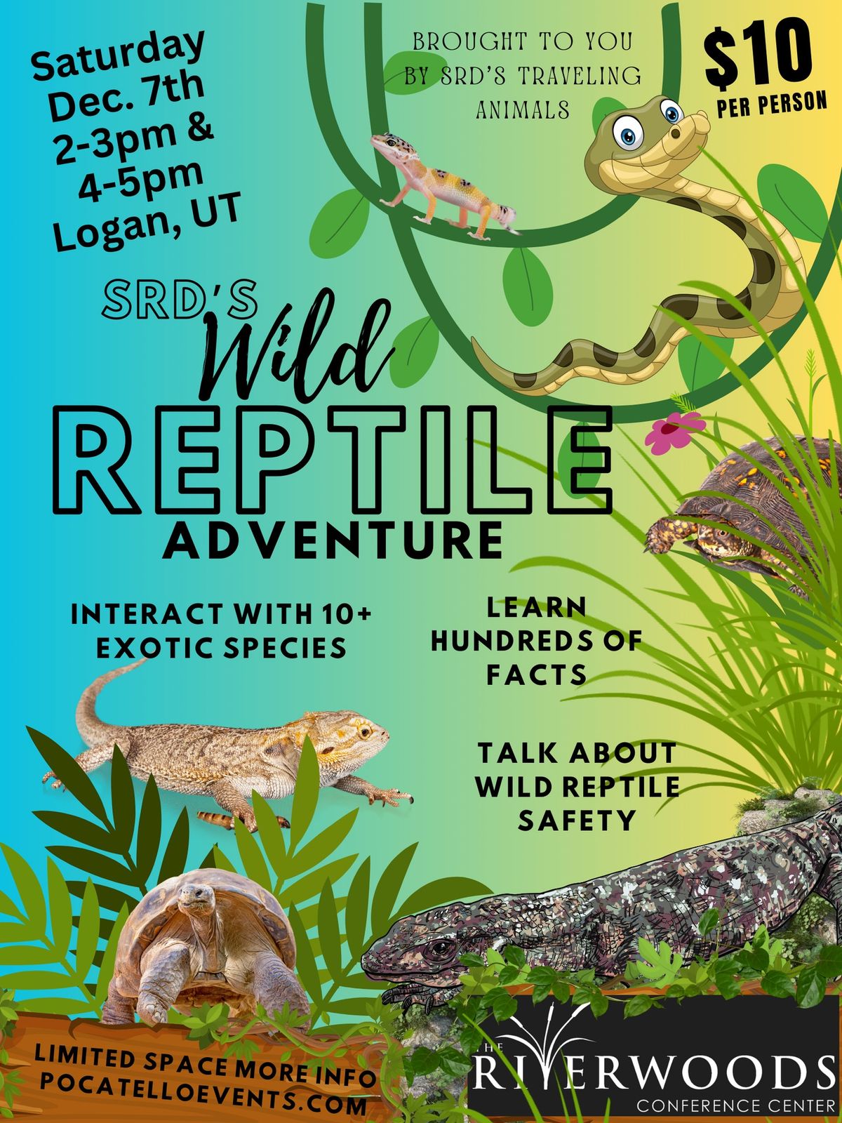 SRD's Wild Reptile Adventure ~ Education & Interaction ~ Logan, UT