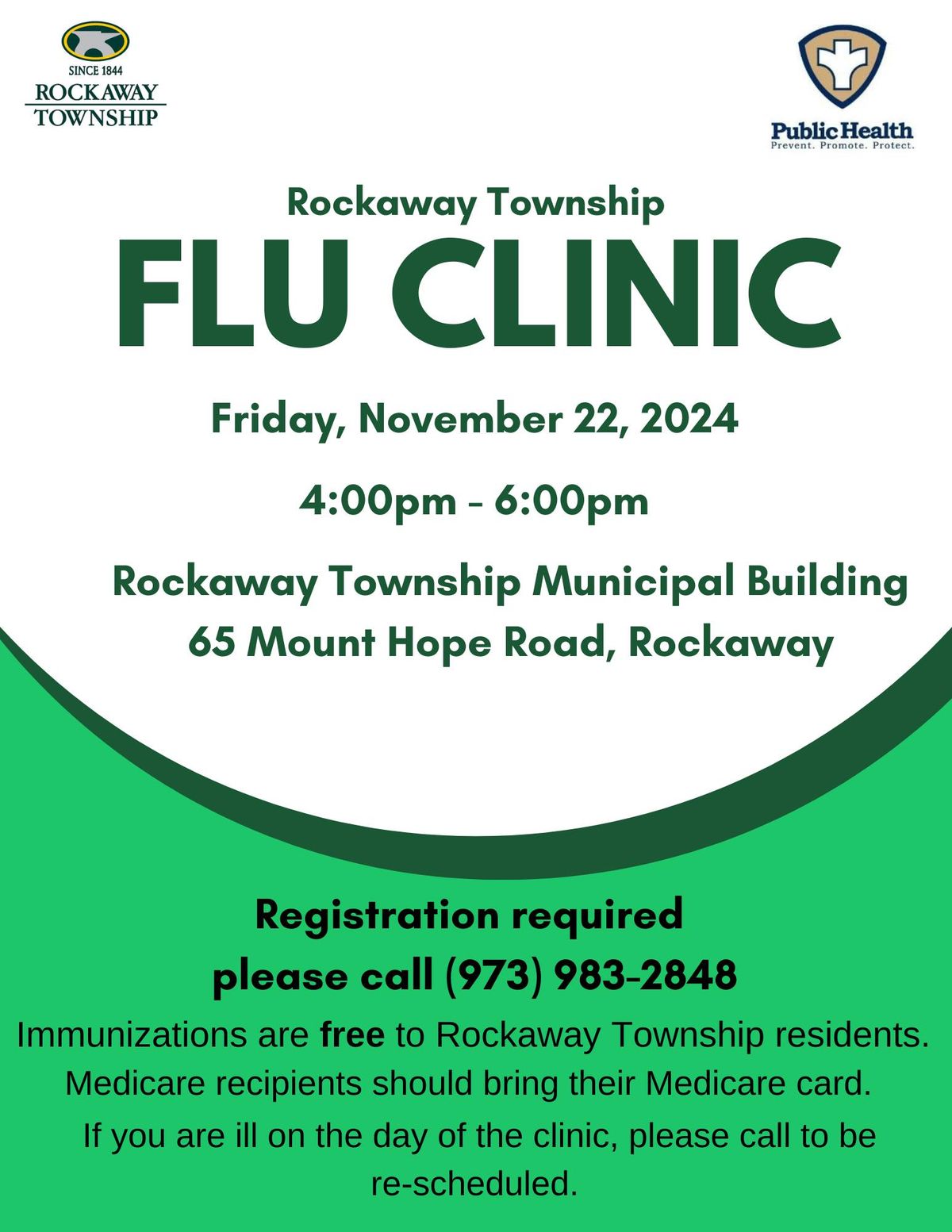 Rockaway Township Flu Clinic