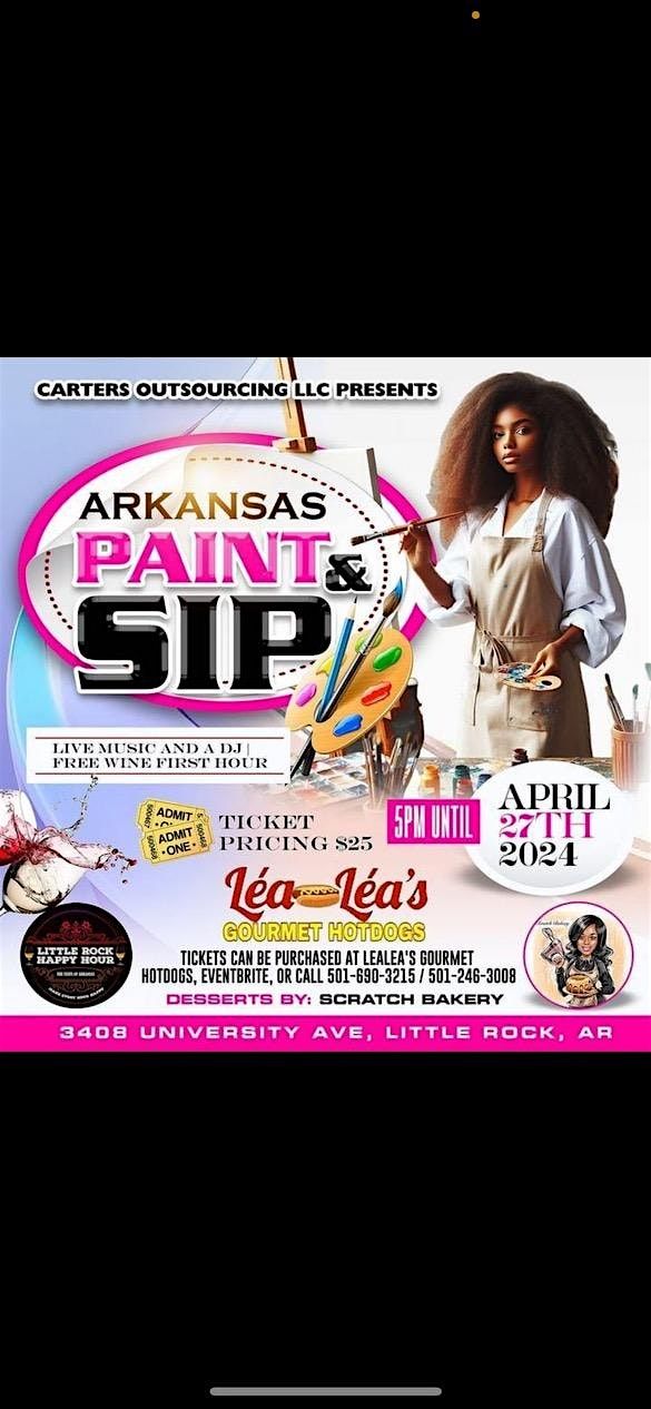 Carter Outsourcing LLC Presents: Arkansas Paint & Sip