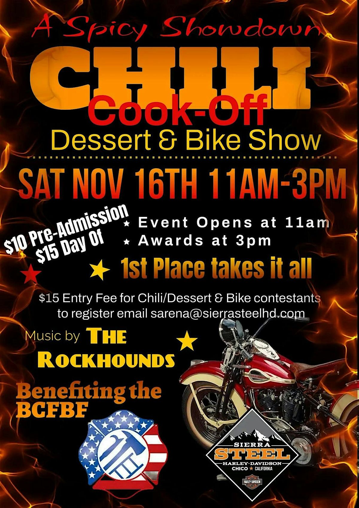 Chili Cook Off Dessert & Bike Show