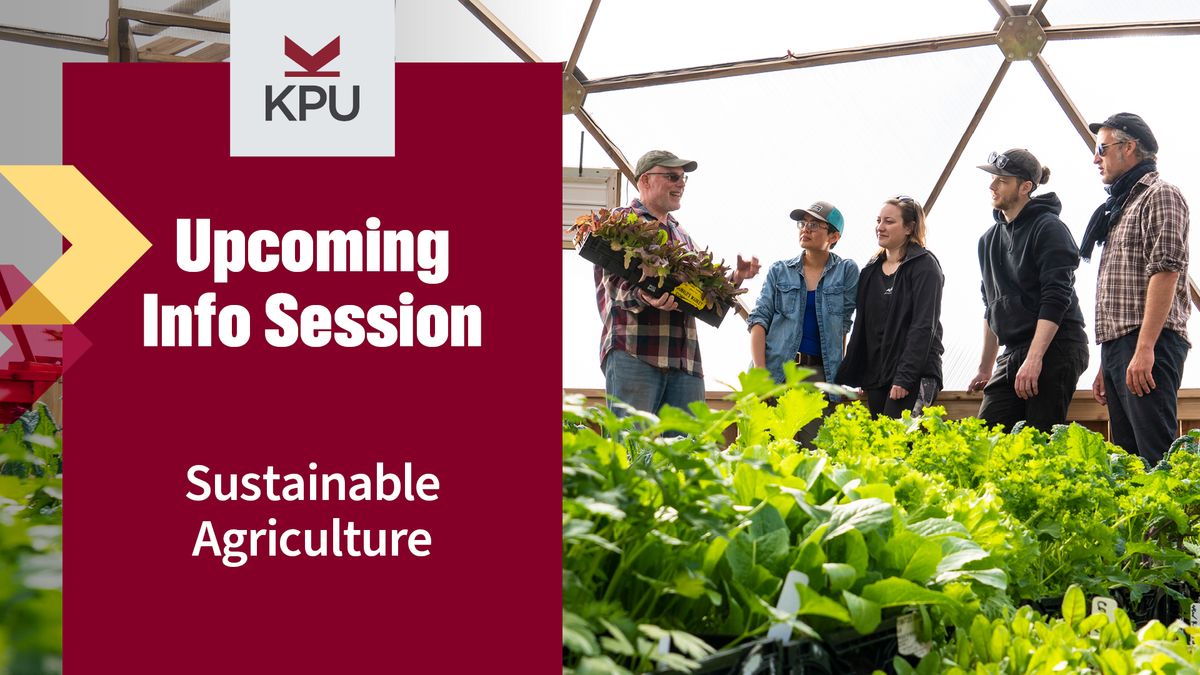 Sustainable Agriculture | Information Session & Tour 