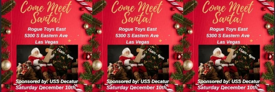Santa at Rogue Toys!
