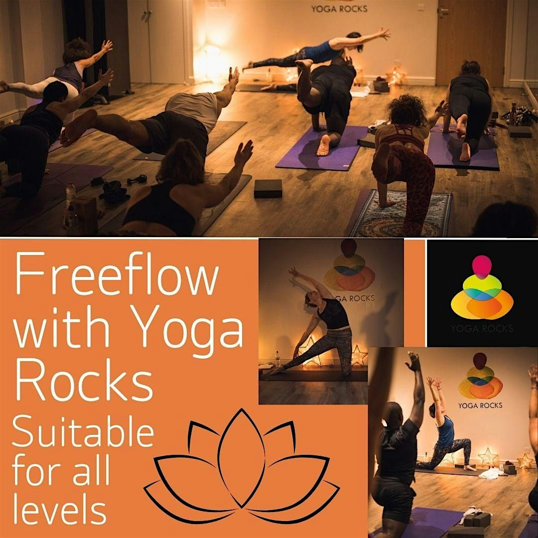 Yoga Equipment Rocks Freeflow Yoga with Yoga Rocks, Edmonton Green, London, 2 July 2024