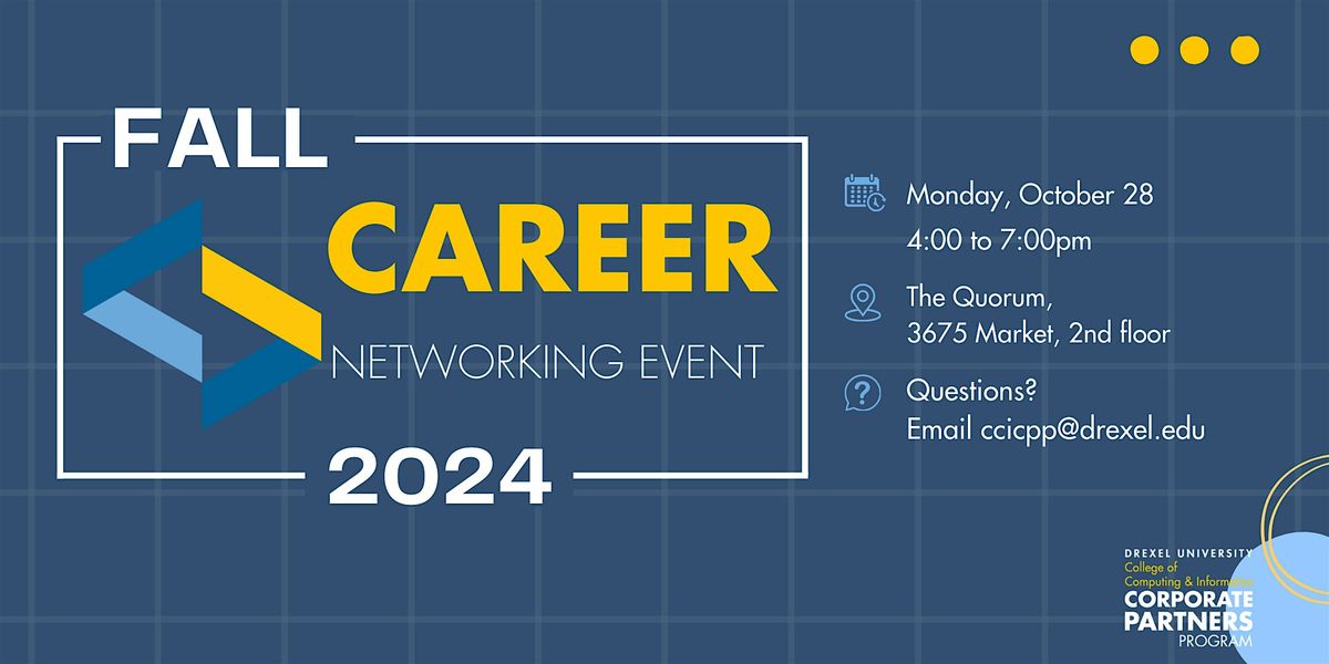 CCI Corporate Partners Fall Career Networking Event 2024