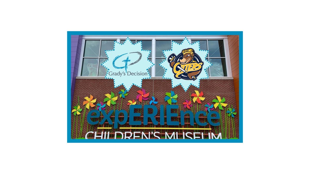 Explore the Children\u2019s Museum with Grady\u2019s Decision and the Erie Otters \ud83d\udc99\ud83e\ude75\ud83e\udda6\ud83c\udfd2