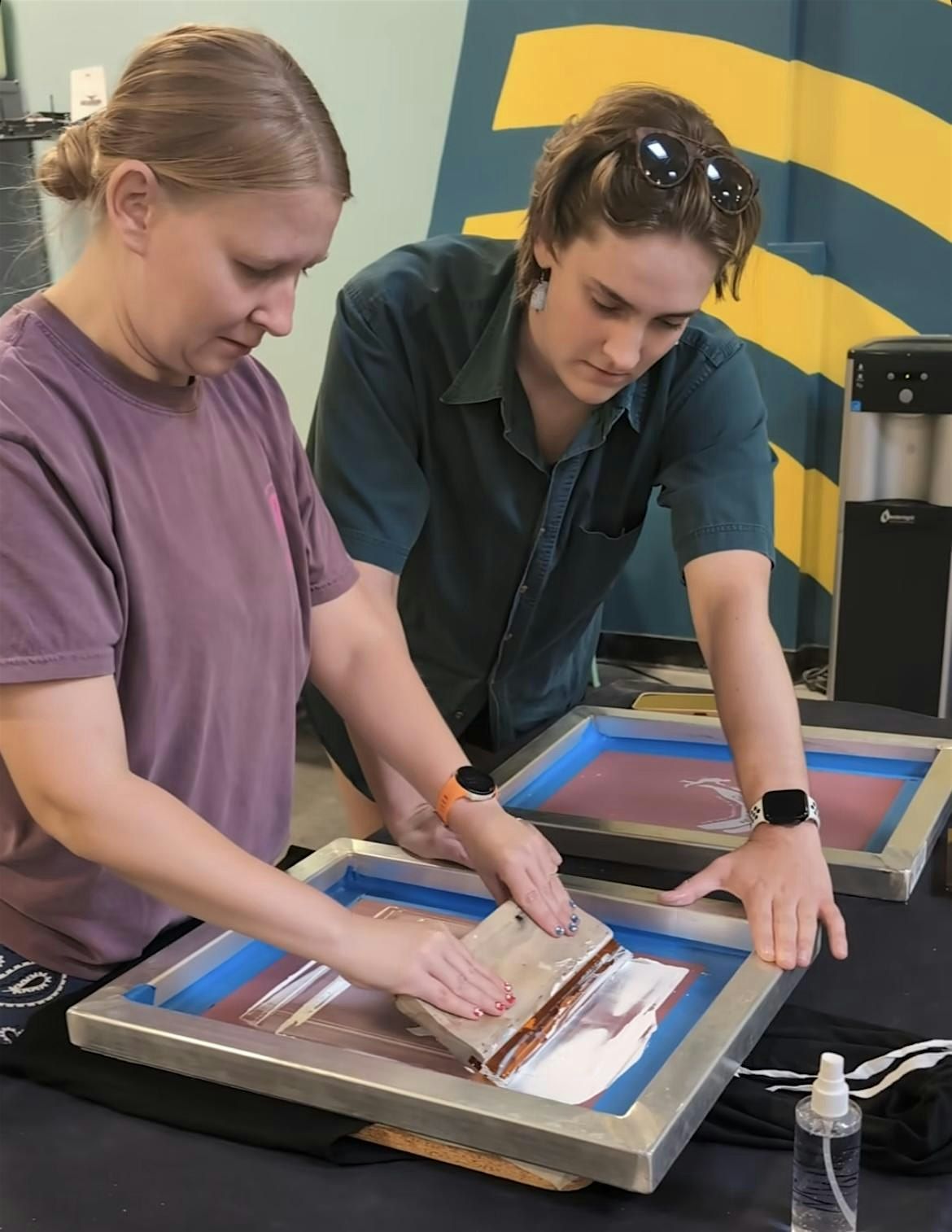 Screenprinting with Long Trail Studio