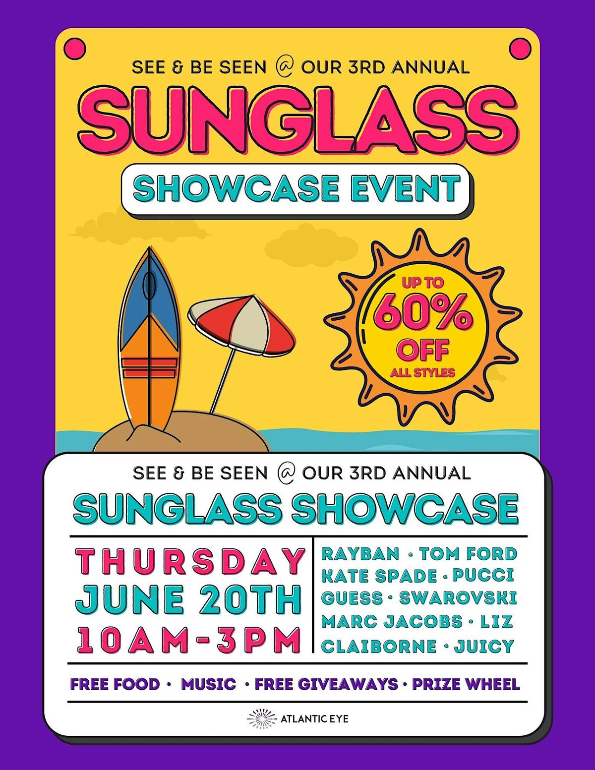 See & Be Seen - Designer Sunglass Showcase