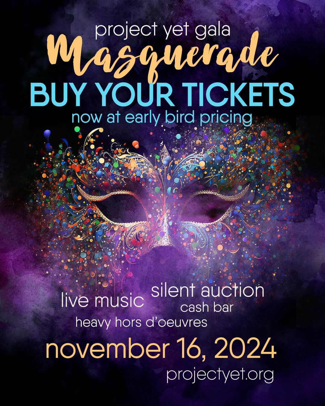 Project Yet's Annual Gala: Gothic Masquerade!