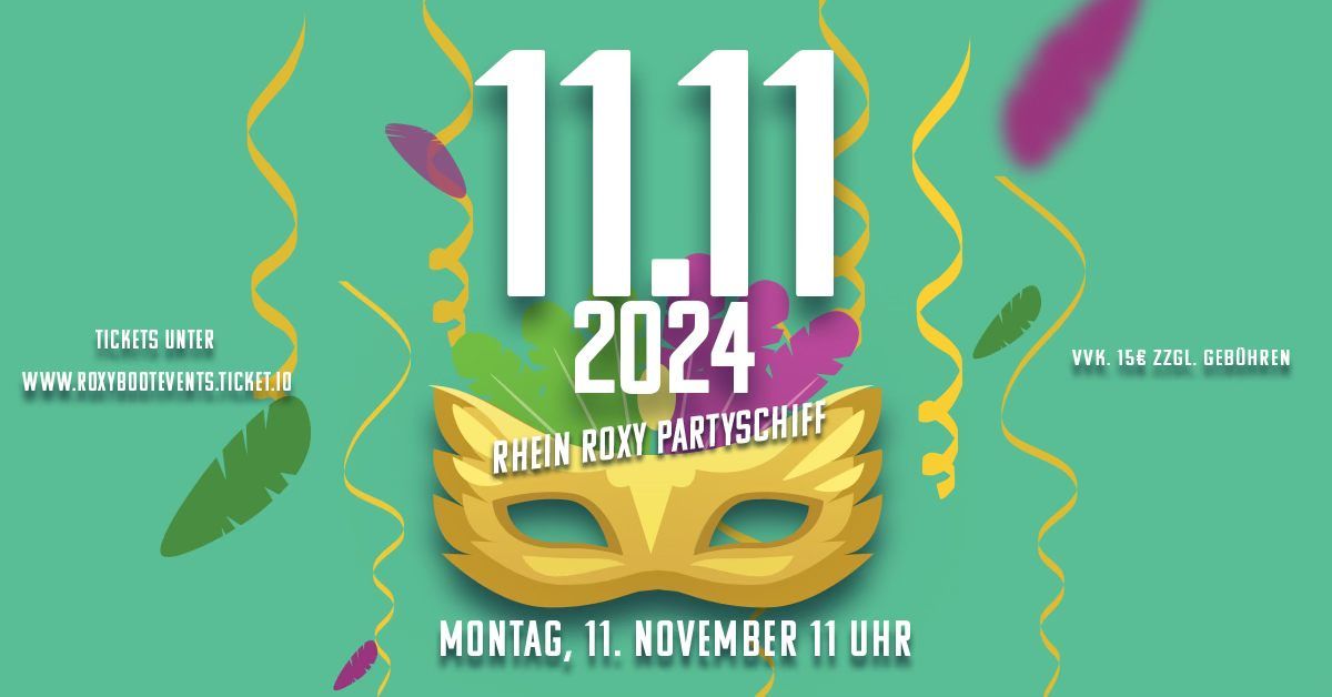 11.11 em Rhein Roxy 2024