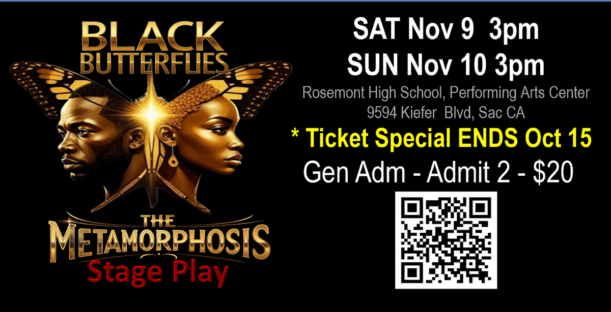 Black Butterflies The Metamorphosis Stage Play