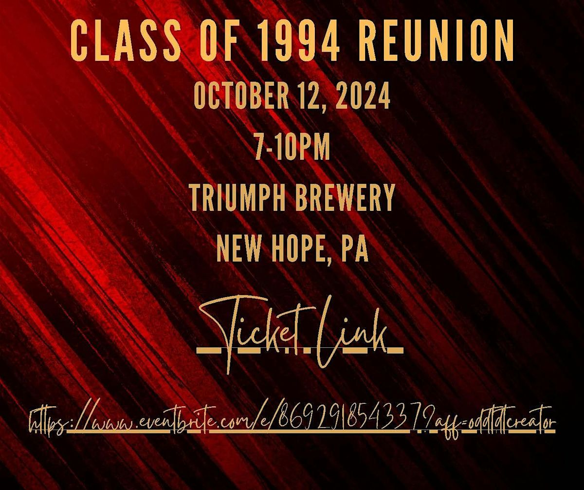 HCRHS Class of '94  30th Reunion