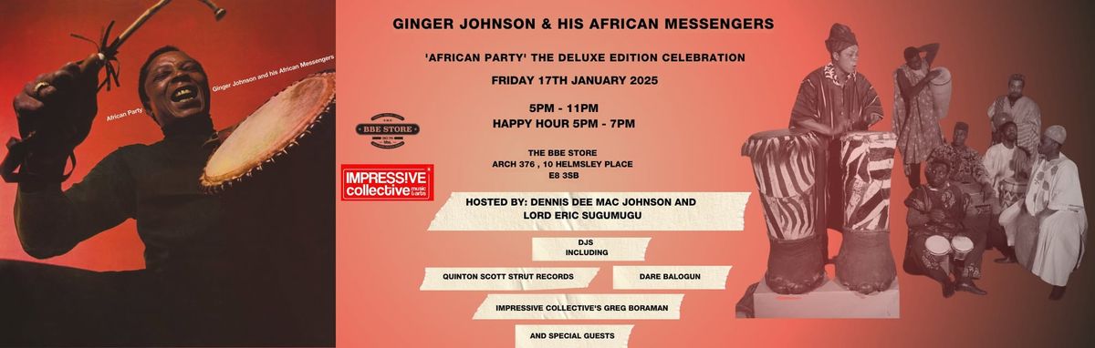 Ginger Johnson & His African Messengers 'African Party'  Deluxe Edition Celebration