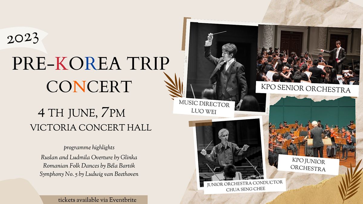 Pre-Korea Trip Concert