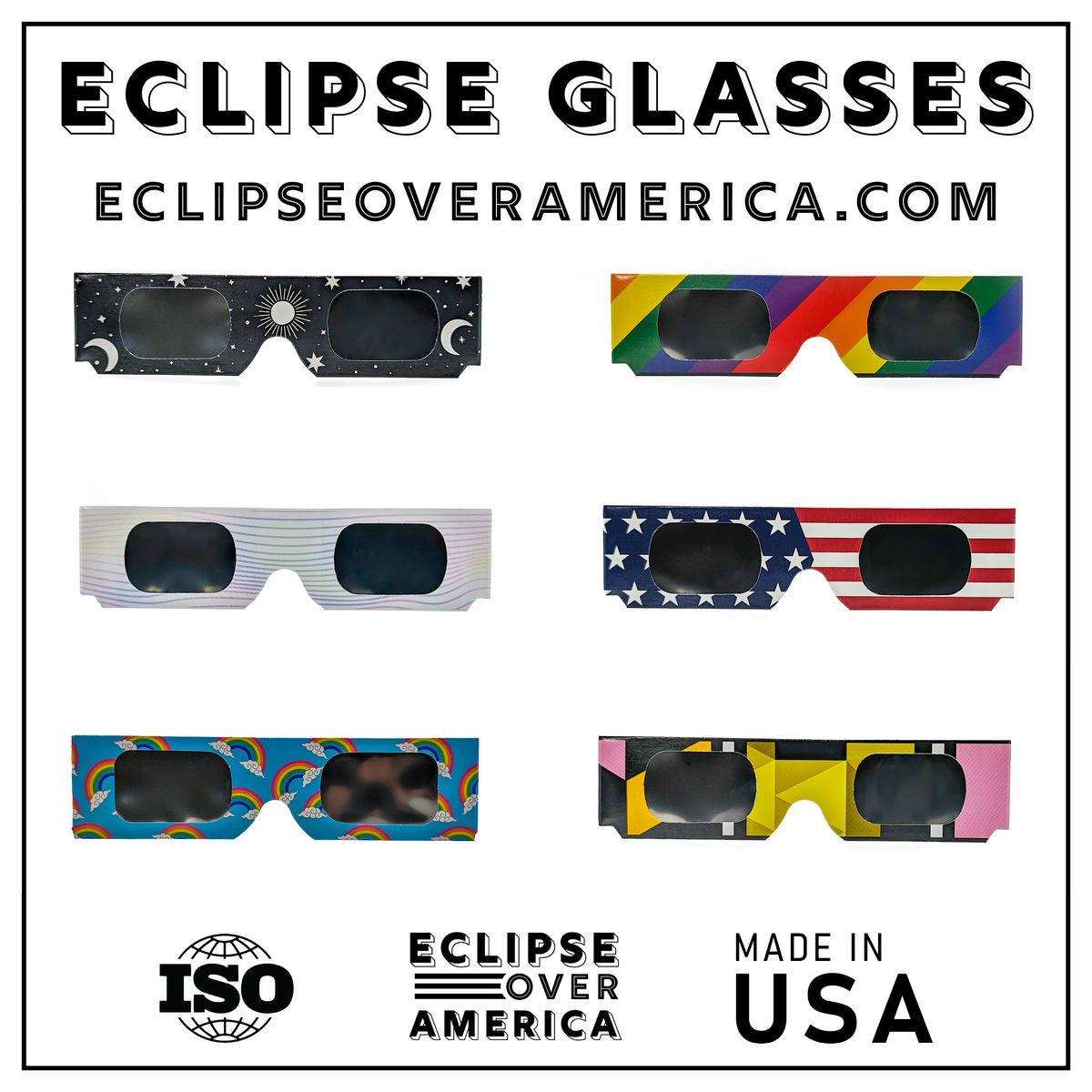 In-person Eclipse Glasses Pickup at Brick