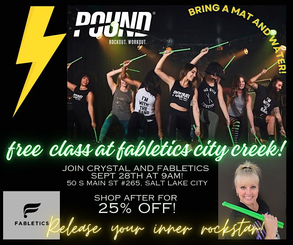 Pound Fitness Free Class!