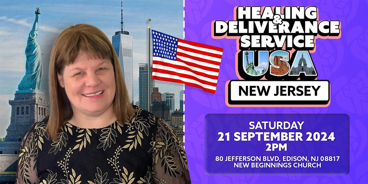 Healing &  Deliverance Service with VAL WOLFF in NEW JERSEY,  21 Sept 2024