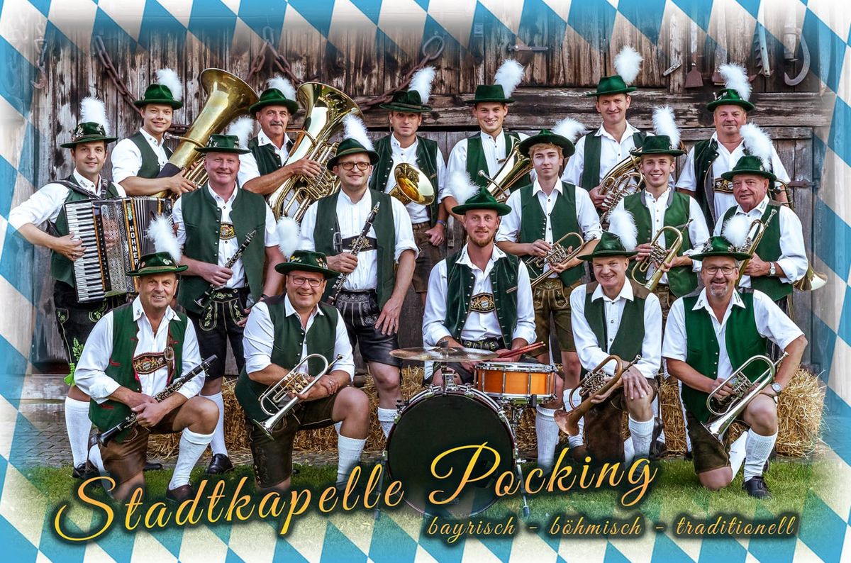 Narrischer Faschingsonntag mit der Pockinger Stadtkapelle und den Inzinger Garden ! 