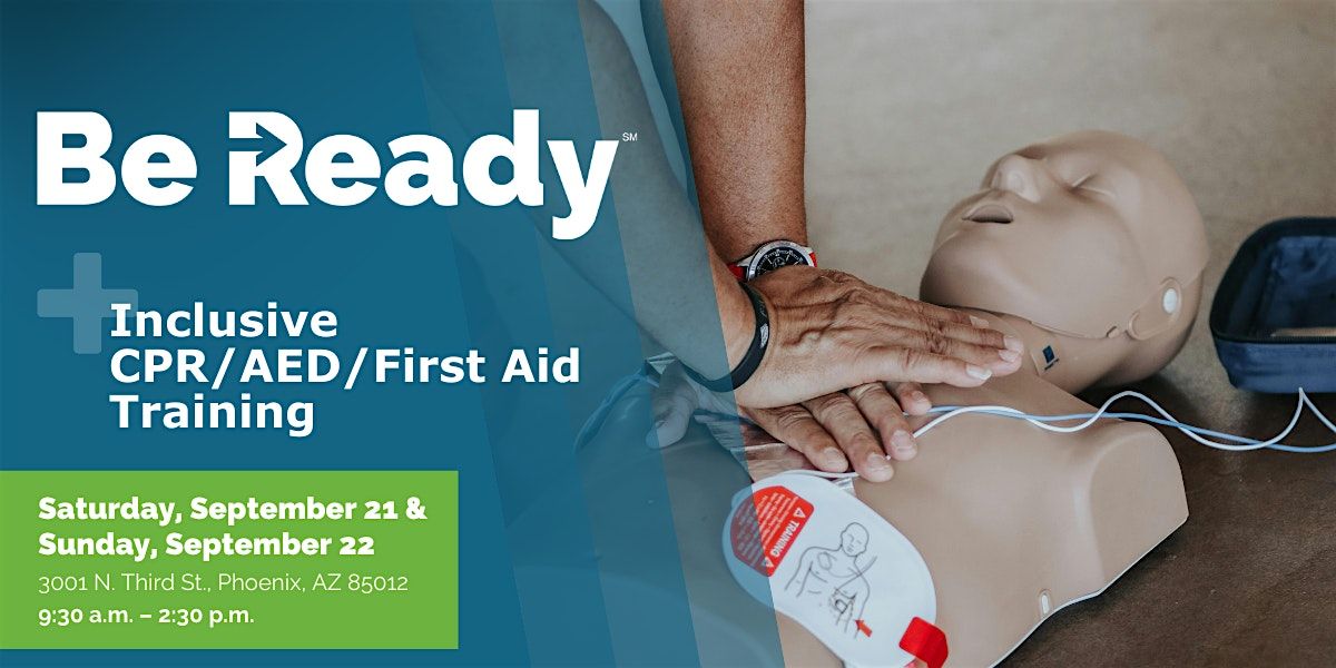 Inclusive CPR\/AED\/First Aid Training (September 21 and 22)