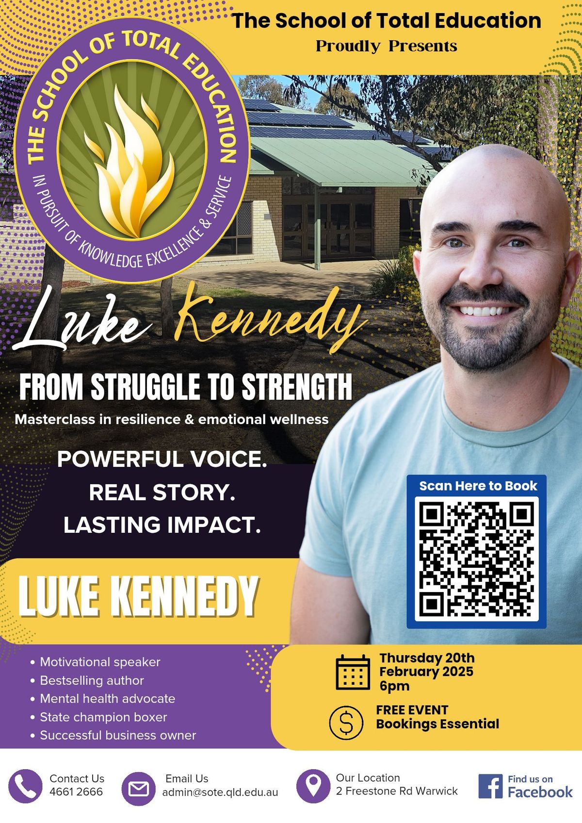 A Masterclass in resilience with Luke S Kennedy 