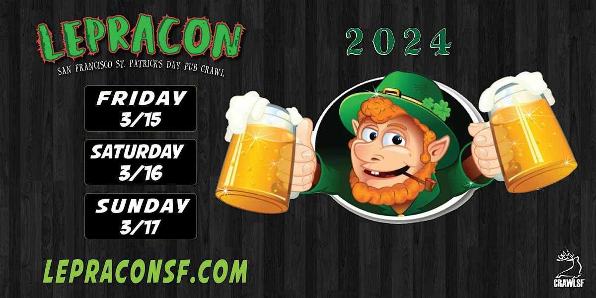 San Francisco St. Patrick's Day Weekend: 3-Day Pub Crawl Pass