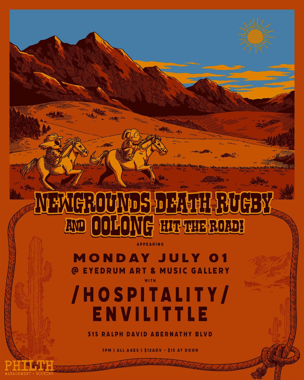 Oolong w\/ Newgrounds Death Rugby, \/Hospitality\/ and Envilittle