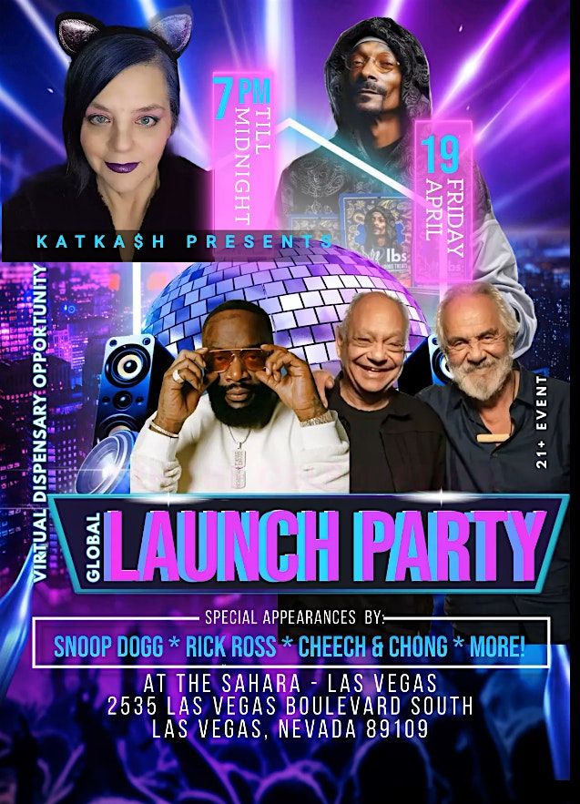 Global Virtual Di$pen$ary Launch Party with special celebrity appearances!