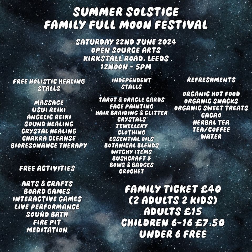 Summer Solstice Family Full Moon Festival 
