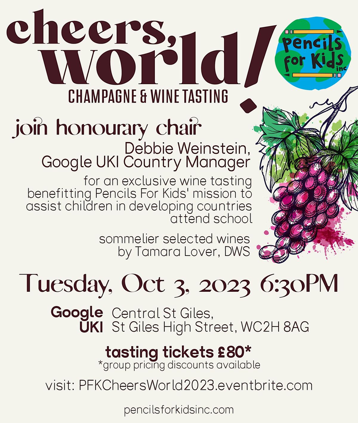 Cheers, World! Champagne & Wine Tasting