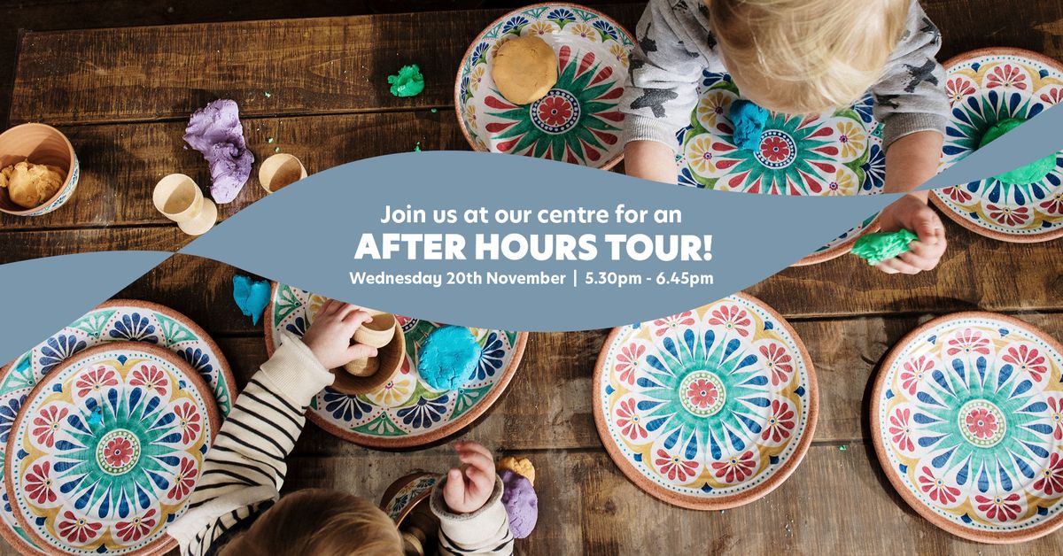 After Hours - Chats and Nibbles - Centre tour! 