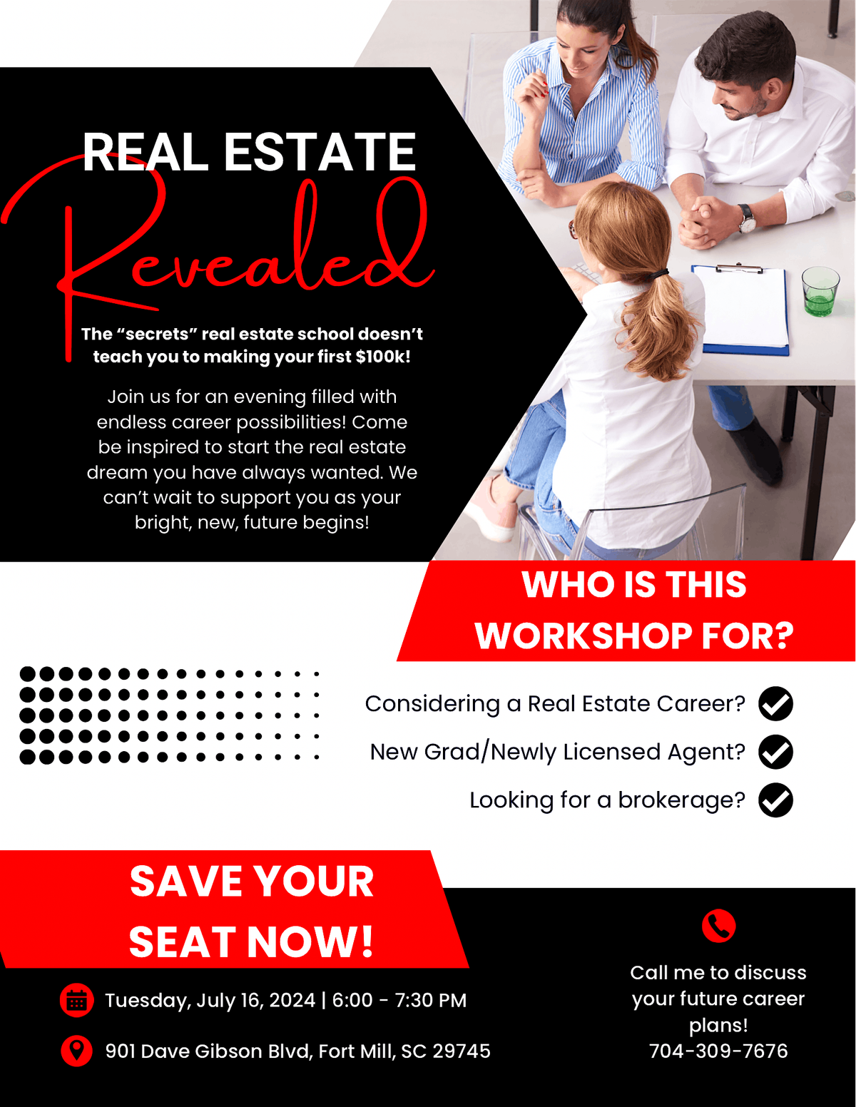 July Real Estate Revealed: How to Earn $100k+\/year as a Licensed Realtor