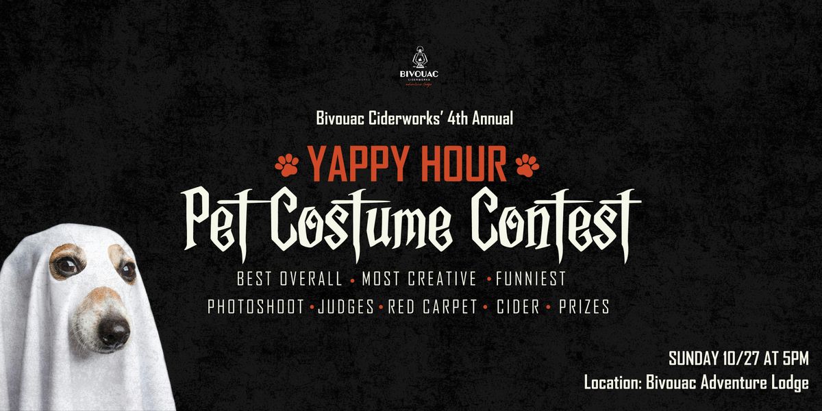 Bivouac's 4th Annual Yappy Hour: Pet Costume Contest