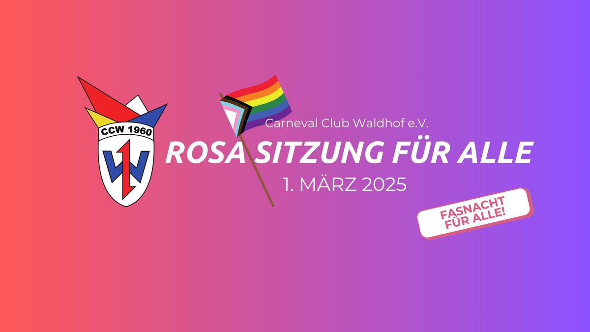 CCW - Rosa Sitzung f\u00fcr Alle - 2025