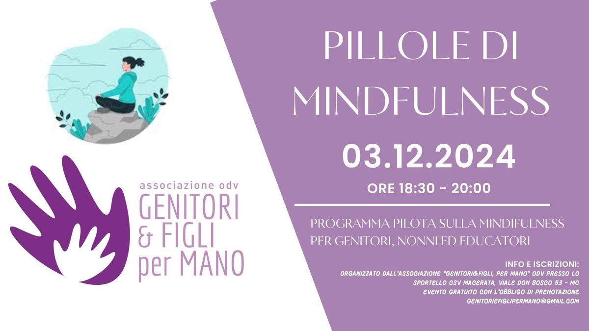 MINDFULNESS PER GENITORI, NONNI ED EDUCATORI