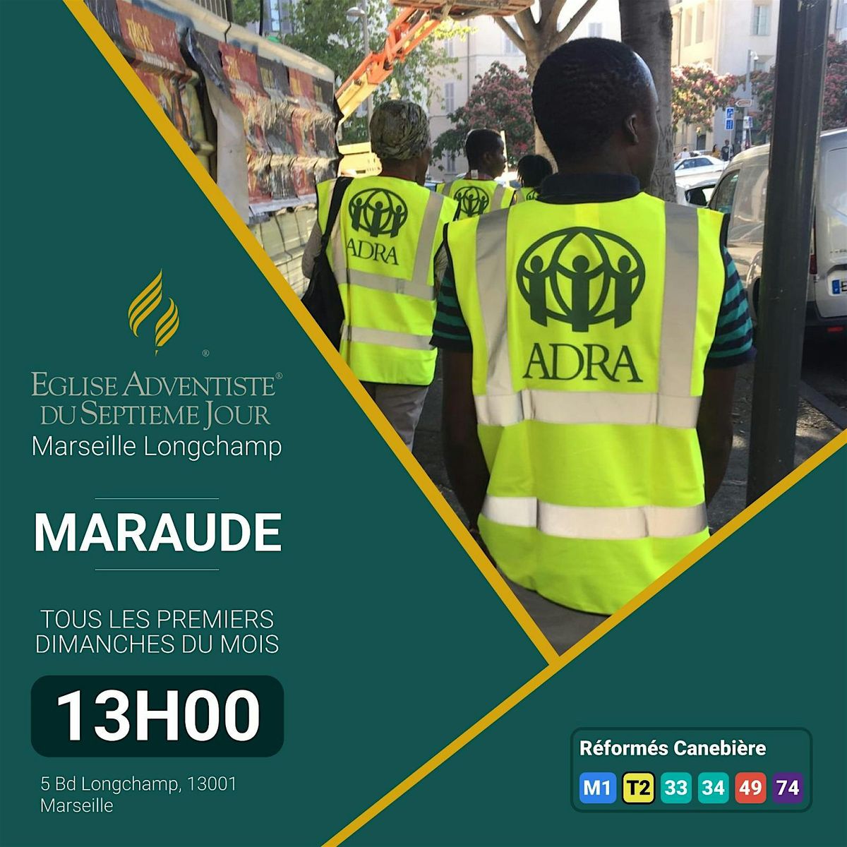 Maraude organis\u00e9e par l\u2019association ADRA