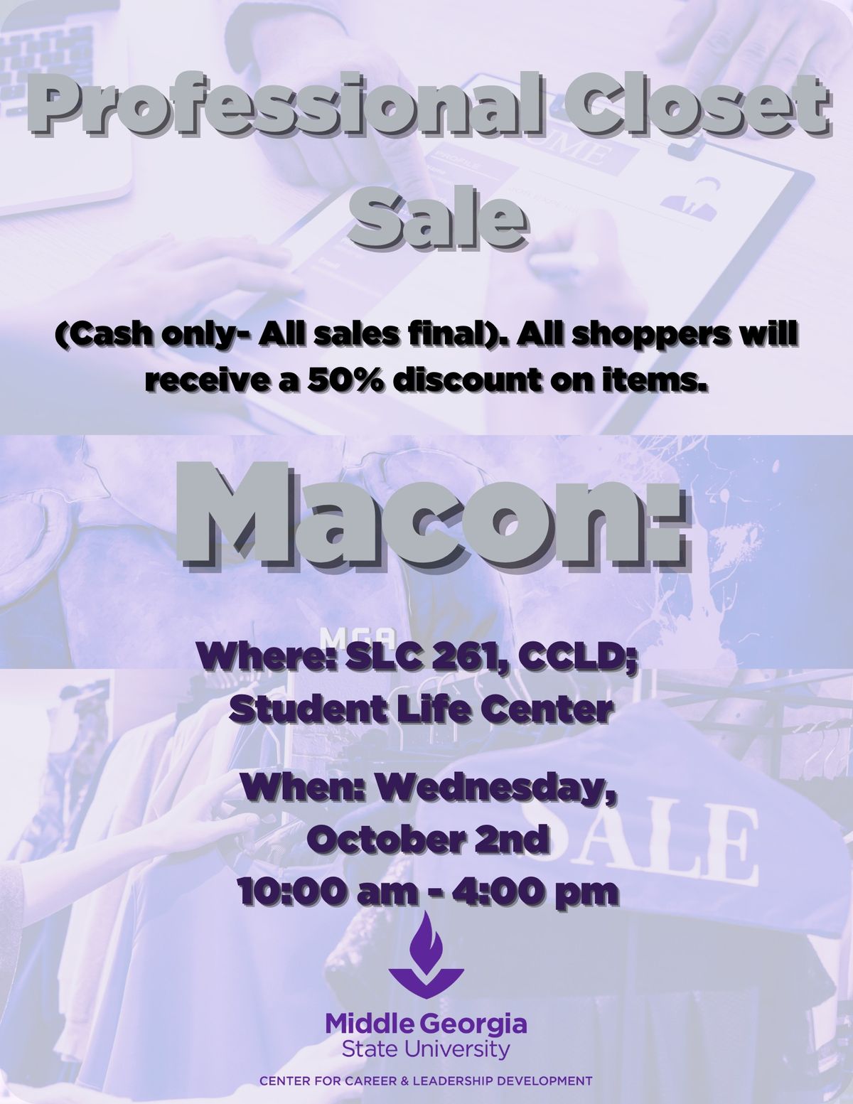 Professional Closet Sale - Macon