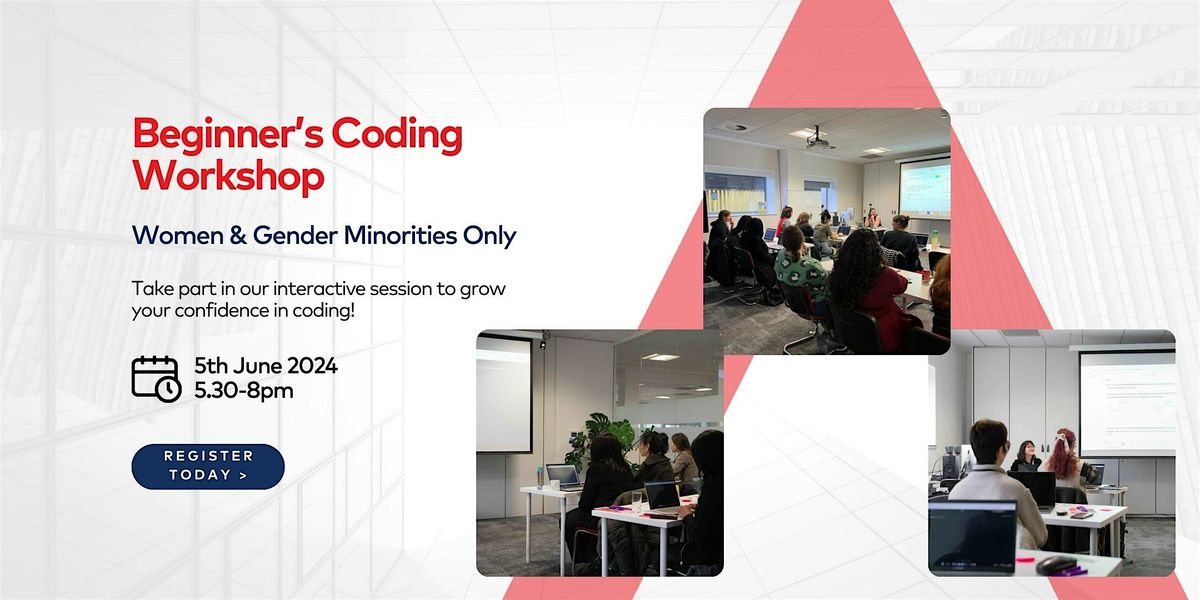 Beginner's Coding Workshop - Women and Gender Minorities Only