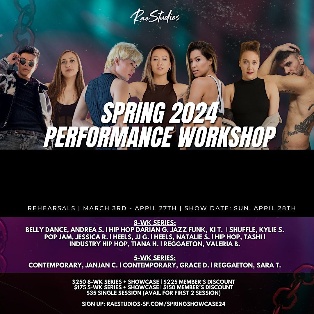 2024 Performance Workshop Series | Spring Edition