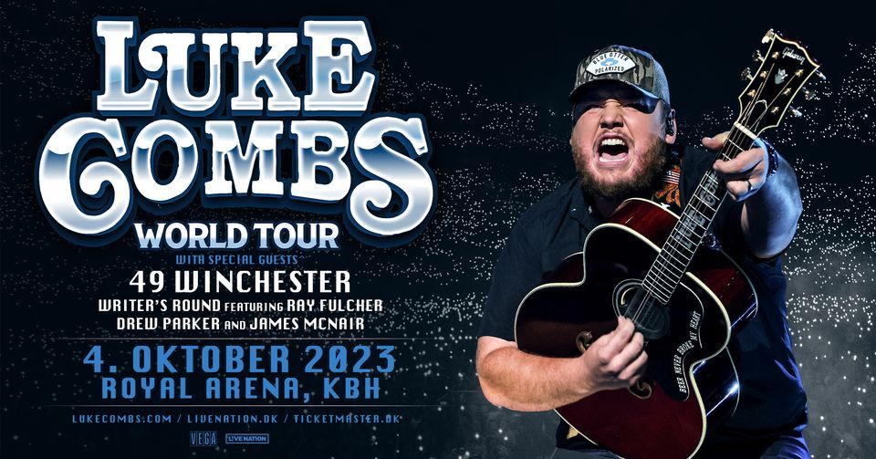 Luke Combs: World Tour [+ support] \/ Royal Arena \/ Udsolgt - venteliste