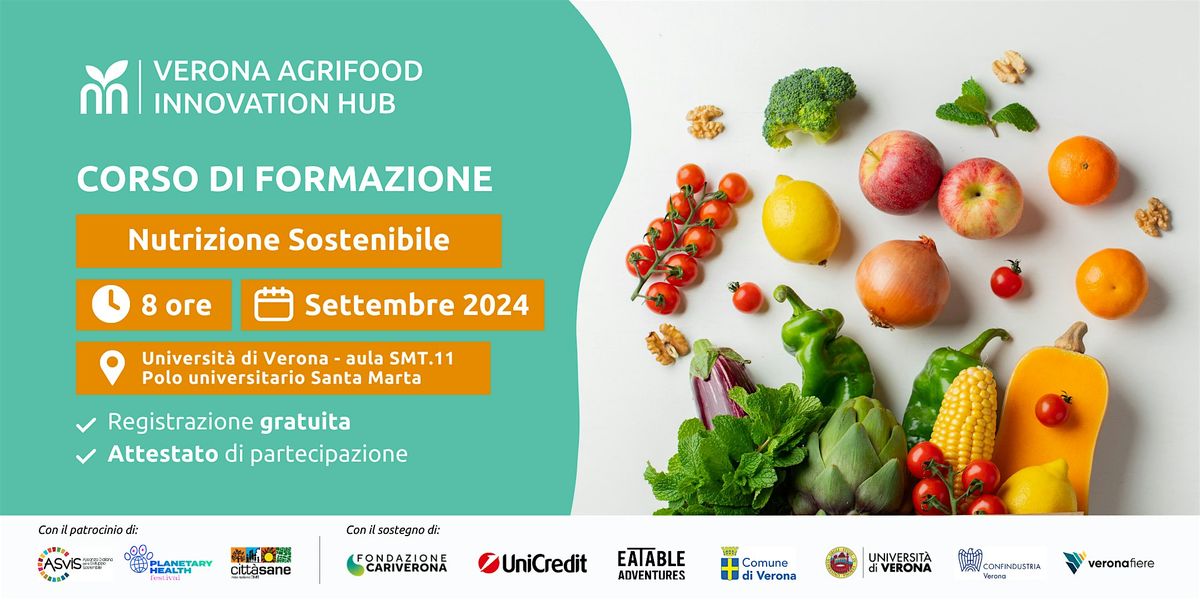 Corso di formazione: Nutrizione Sostenibile