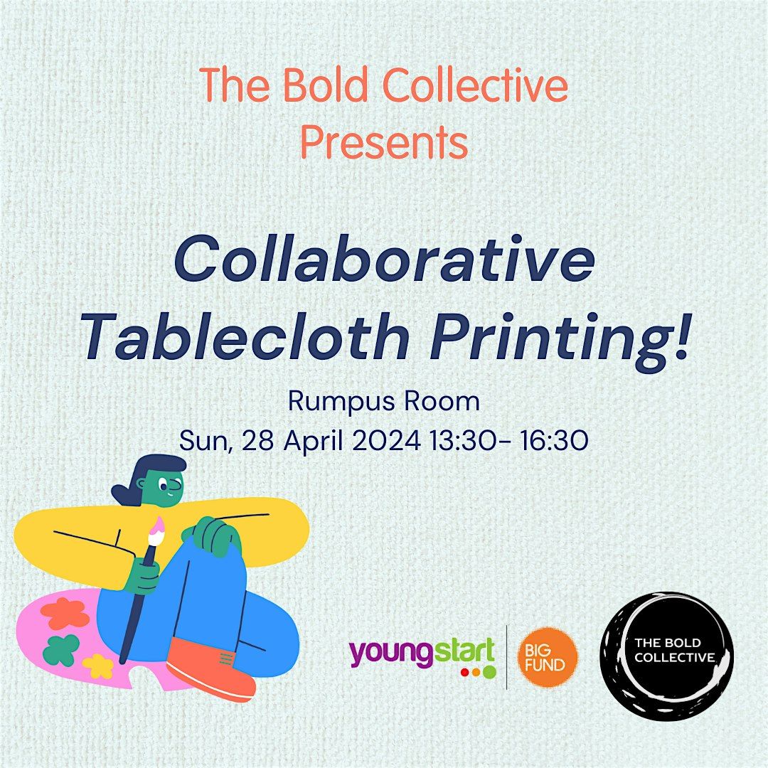 Collaborative Tablecloth Printing!