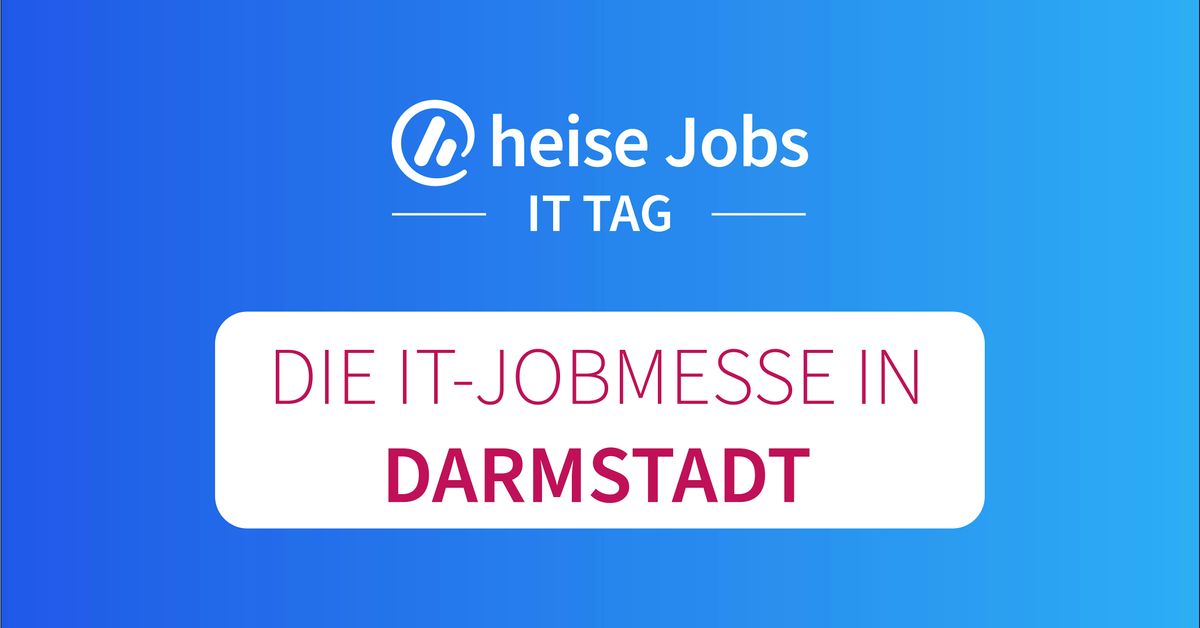 heise Jobs IT Tag Darmstadt