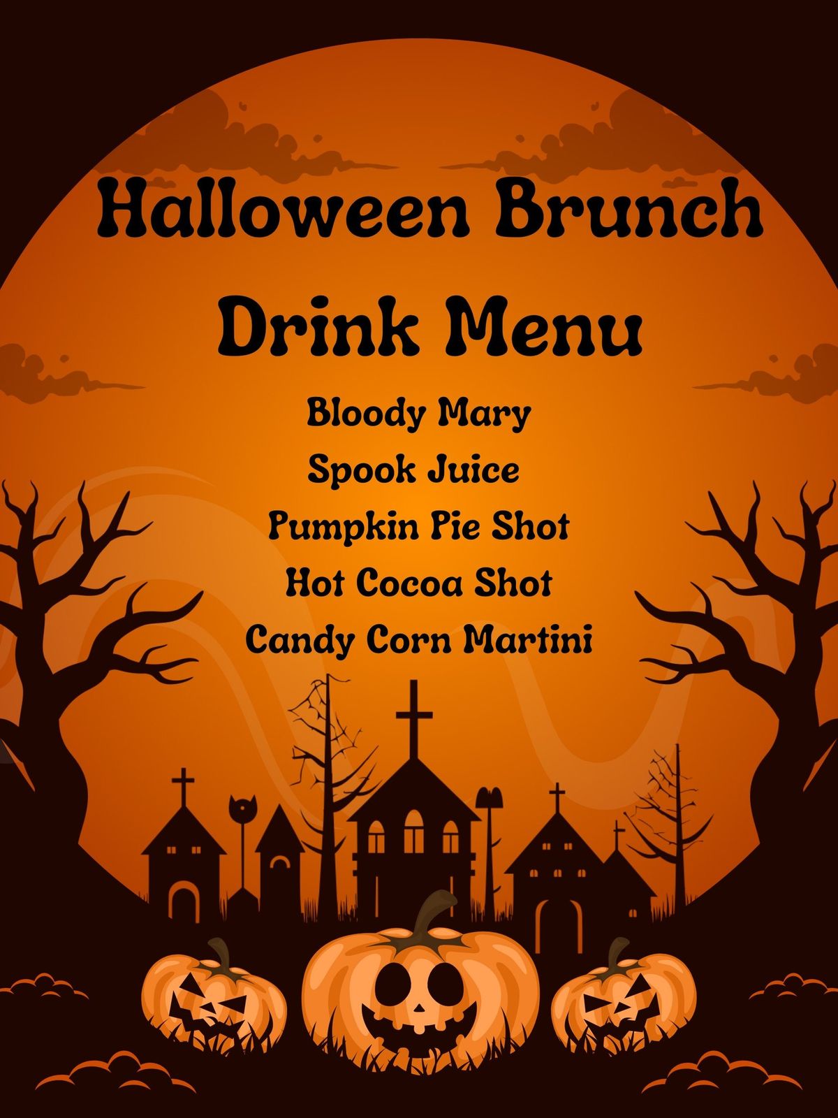 Halloween Brunch & Cocktails