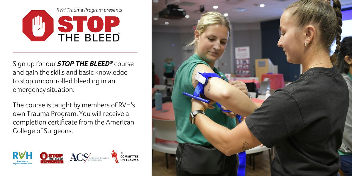 Stop the Bleed - November 13