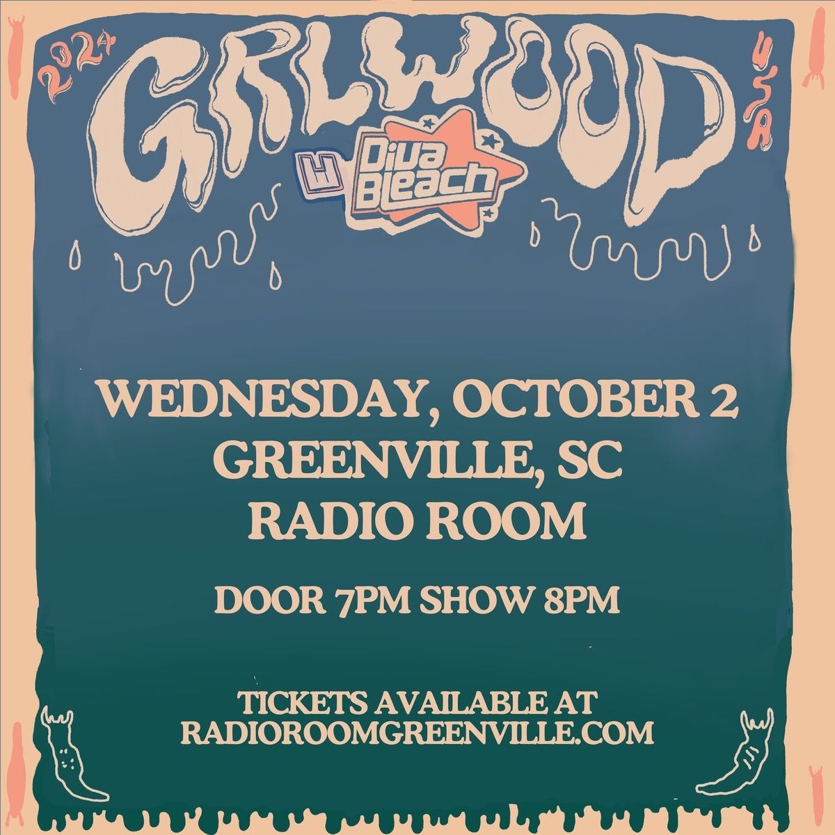 GRLwood with Diva Bleach at Radio Room