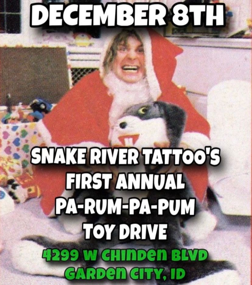 Snake River Tattoo\u2019s First Annual Pa-Rum-Pa-Pum Toy Drive